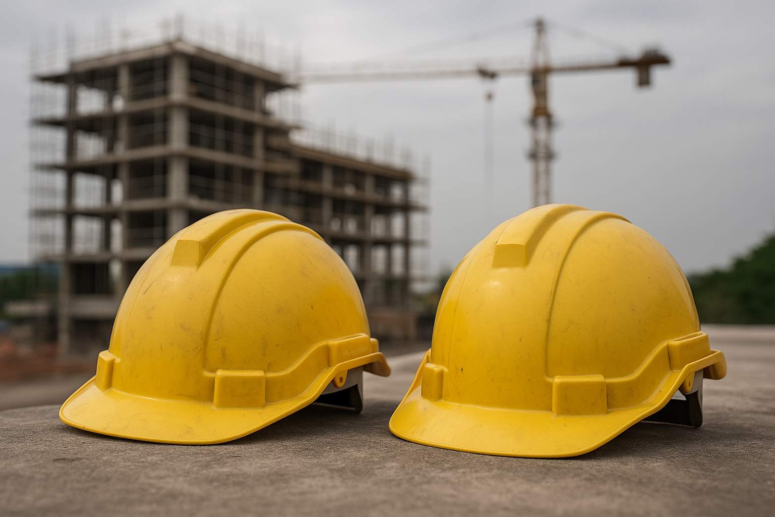 construction hard hats